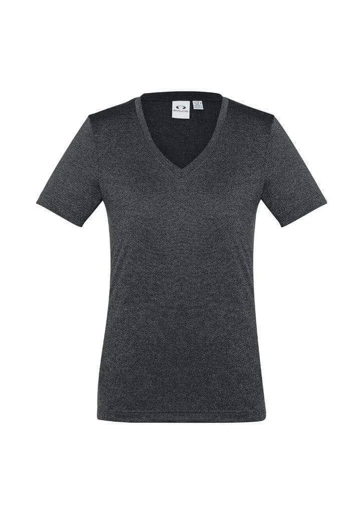 Biz Collection Women’s Aero Tee T800LS in Charcoal